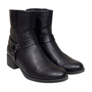 Frye and Co. Womens Elodie Stacked Heel Motorcycle Boots Size 7.5